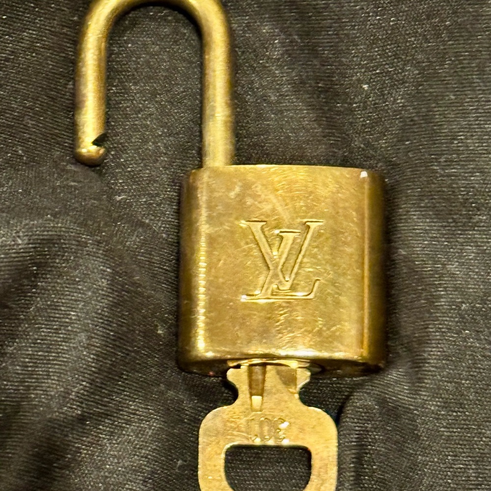 Louis Vuitton Brass Padlock with Key